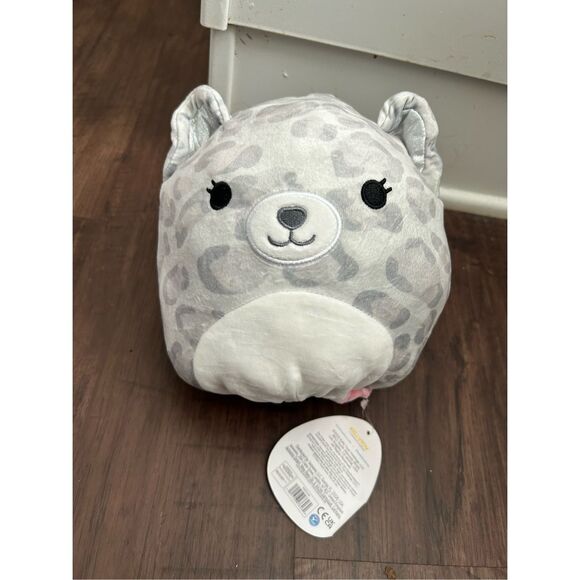 Squishmallows Kellytoy NWT Flip-a-Mallows Dohna Snow Leopard/ Mischa Red Panda - Picture 8 of 8